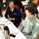 24. - 25. oktober: Kronprins Haakon inviterer til SIKT-konferanse for fjerde gang. Nær 200 unge ledere og talent inntok Ålesund.  Foto: Christian Lagaard, Det kongelige hoff